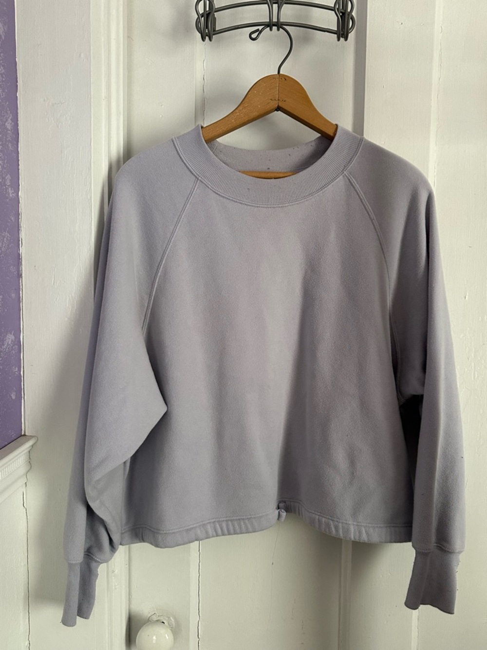 Lavender Crewneck Women's Sweater
